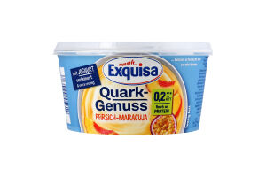 Десерт творожный Exquisa персик-маракуйя 0,2%