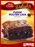 Betty Crocker Delights Fudge Molten Lava Brownie Mix