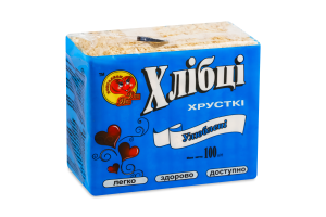 Хлібці хрусткі Улюблені Для Вас м/у 100г
