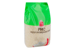 Рис шлифованный круглозернистый Fine Life м/у 800г