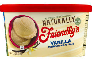 Friendly's Naturally Vanilla Premium Ice Cream