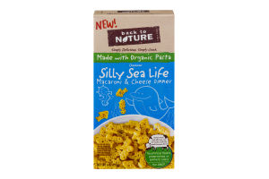 Back To Nature Silly Sea Life Macaroni & Cheese Dinner Cheddar