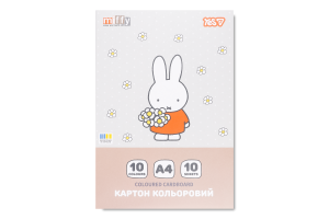 Картон кольоровий Yes! Miffy А4 односторонній