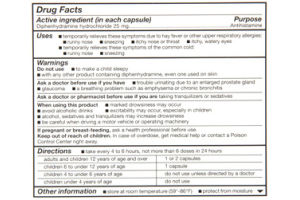 CareOne Allergy Medication Easy To Swallow Capsules Allergy Relief - 24 CT