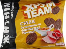 Сухарики с ржаной мукой Буженина и французская горчица ХрумTeam м/у 90г