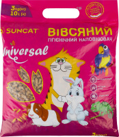 Наповнювач гігієнічний вівсяний антиалергічний Universal Suncat 3кг