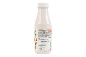 Кефір 2.5% органічний з наповнювачем Полуниця Organic Milk п/пл 280г