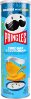 Снек пікантний Pringles смак сир чеддер-цибуля
