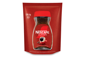 Кофе растворимый гранулированный Classic Nescafe д/п 230г