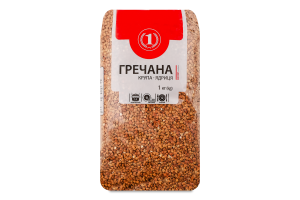 Крупа гречана ядриця ТМ "1" м/у 1кг
