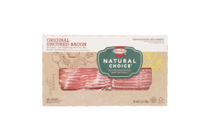 Hormel Natural Choice Uncured Bacon, Original, 12 Ounce