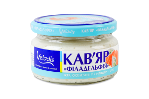 Икра сельди в сырном соусе Кавьяр Филадельфия Veladis с/б 160г