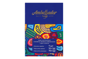 Кава натуральна смажена мелена в дріп-пакетах Mix Ambassador к/у 7х10г