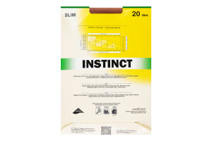 Колготки жіночі Instinct Slim 20den 5 natural