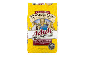 Newman's Own Premium Adult Dog Formula Made with Organic Grains & Vegetables