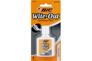 BiC Wite Out Correction Fluid
