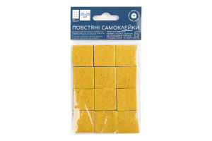 Підкладка д/меблів повстяна квадратна самоклеюча 25мм 12шт МаксГруп