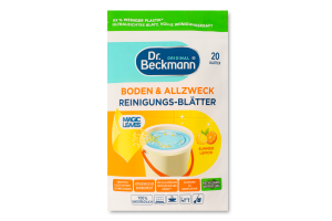Салфетка растворимая для уборки Летний лимон Magic Leaves Dr. Beckmann 20шт