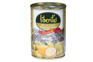 Оливки Manzanilla Liberitas Зелені Лимон 280г