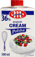 Сливки 36% ультравысокотемпературно обработанные Mlekovita т/п 500мл