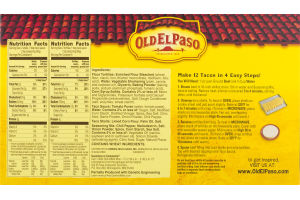 Old El Paso Taco Dinner Kit Hard & Soft - 12 CT