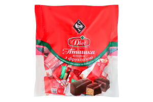 Цукерки глазуровані з фруктозою Пташка Diet Zhytomyr Lasoshchi м/у 180г