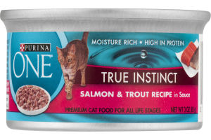 Purina ONE True Instinct Premium Cat Food Salmon & Trout Recipe