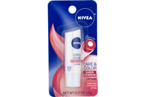 Nivea A Kiss of Care & Color Lip Care Sheer Crimson