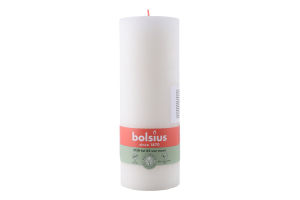 Свічка біла 19х6.8см №103668850302 Bolsius 1шт