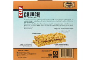 Clif Crunch Granola Bar Peanut Butter Bars - 10 CT