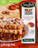 Stouffer's Meat Lovers Lasagna