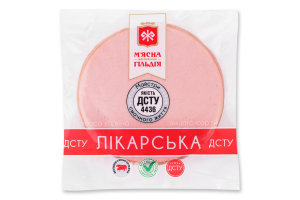 Ковбаса варена Лікарська М'ясна Гільдія в/с в/у 0.28кг