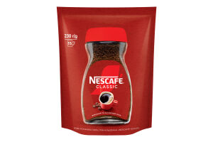 Кофе растворимый гранулированный Classic Nescafe д/п 230г
