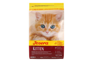 Корм сухий для вагітних і лактуючих кішок і кошенят Kitten Josera м/у 400г