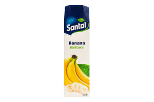 Нектар пастеризований банановий Santal т/п 1л