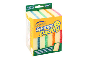 Губка кухонна Sponge Daddy 4шт Scrub Daddy