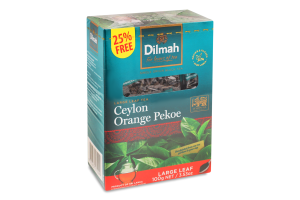 Чай Цейлон Оранж Пеко чорний крупнолистовий 100г Ділмах