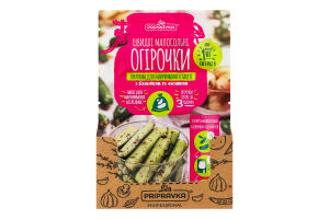 Приправа для маринования в пакете с базиликом и чесноком Быстрые малосольные огурчики Pripravka м/у 45г