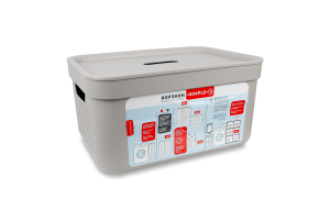 Корзина Simple 15л какао Алеана