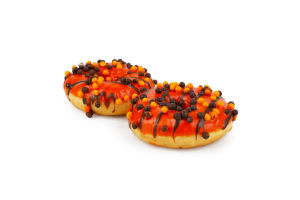 Донат HALLOWEEN зі смаком апельсина 65г