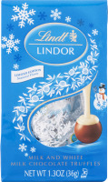 Lindt Lindor Milk Chocolate Truffles Milk and White