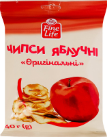 Чипси яблучні Оригінальні Fine Life м/у 40г