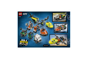 Конструктор для детей от 7лет №60505 Airplane, Service Truck&Hovercraft remix City Lego 990эл