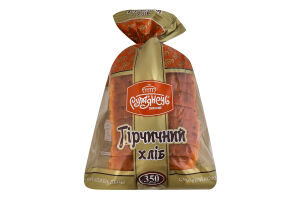 Хлеб нарезной из пшеничной муки формовой Горчичный Рум'янець м/у 350г