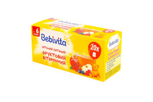 Фиточай для детей от 6мес фруктовый витаминный Bebivita к/у 20х1.5г