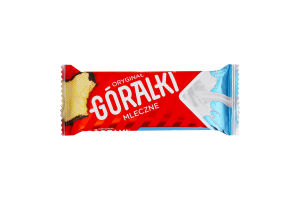 Вафлі хрусткі в какао-покритті з молочно-вершковою начинкою Goralki м/у 45г