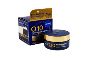 Крем против морщин восстанавливающий ночной Интенсивное питание Q10 Nivea 50мл