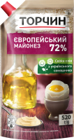Майонез 72% Европейский Торчин д/п 520г