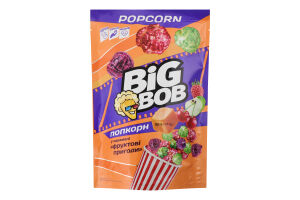 Попкорн у карамелі Фруктові пригоди Big Bob д/п 85г