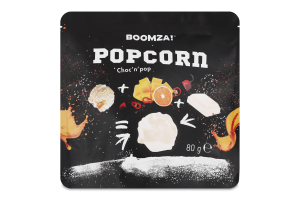 Попкорн з смаком гострого манго з апельсином карамелізований глазурований 80г Boomza!